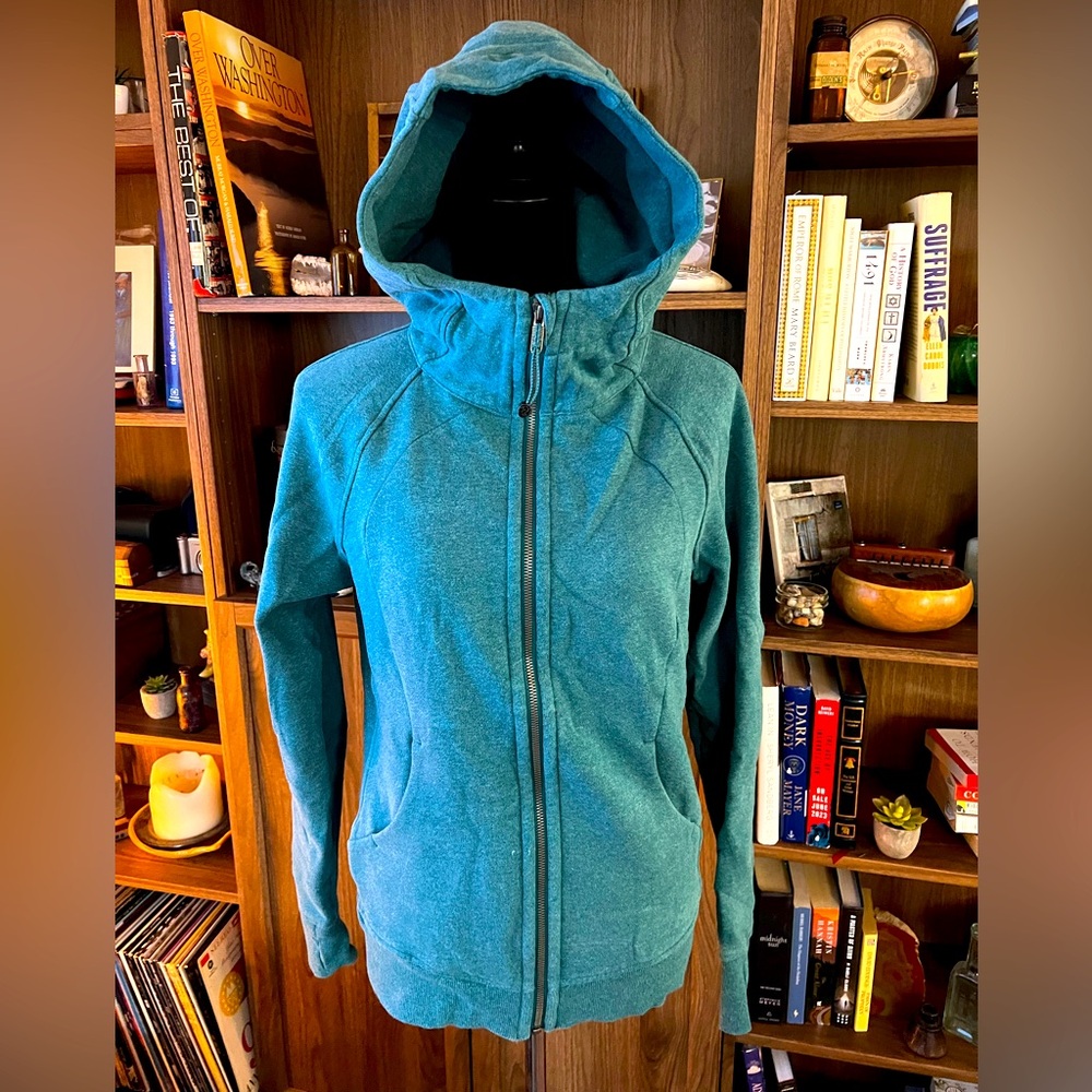 Teal LULULEMON Scuba Jacket (8)